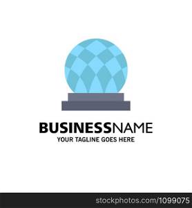 Building, Canada, City, Dome Business Logo Template. Flat Color