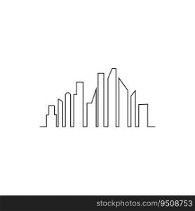 
Building construction business logo, Geometric line logo