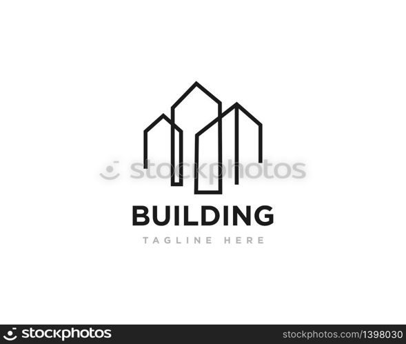 Building Construction Logo Design Vector