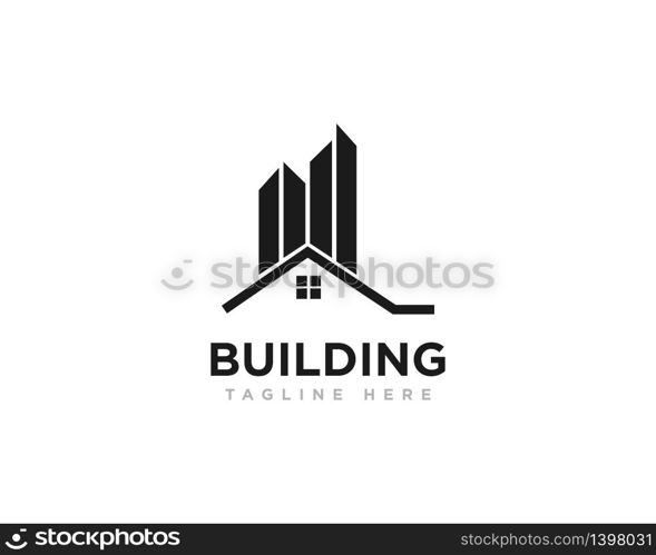 Building Construction Logo Design Vector