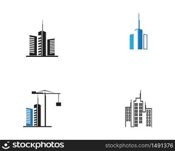 Building construction logo vector template