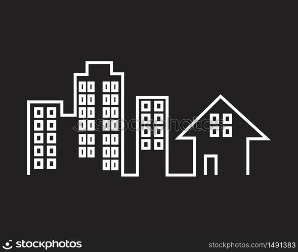 Building construction logo vector template