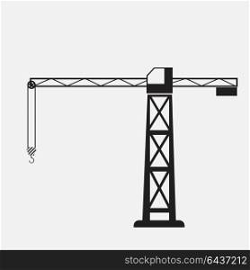 building crane Icon Vector