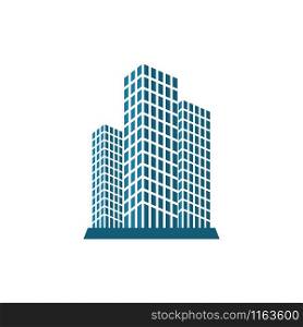 Building graphic design template vector isolated illustration