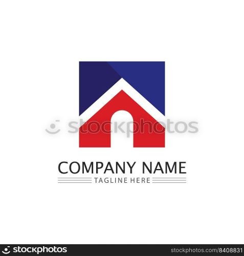 Building home logo, house logo, architecture, icon, residence and city, town, design and window, estate, business logo, vector home
