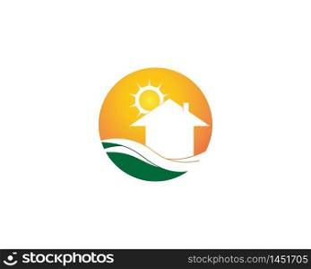 Building home logo template