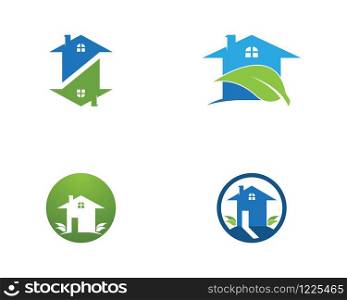 Building home nature logo template