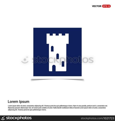 building icon - Blue photo Frame