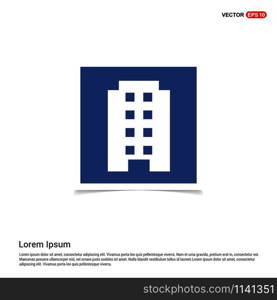 building icon - Blue photo Frame