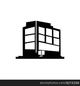 Building icon logo, vector design illustration 