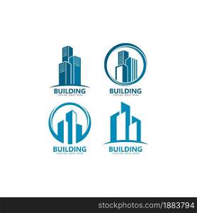 Building Logo Vector Icon Illustration Design