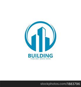 Building Logo Vector Icon Illustration Design