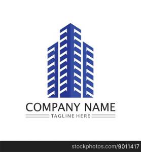 Building logo vector illustration design,Real Estate logo template, Logo symbol icon