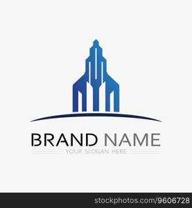 Building logo vector illustration design,Real Estate logo template, Logo symbol icon