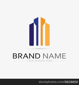 Building logo vector illustration design,Real Estate logo template, Logo symbol icon