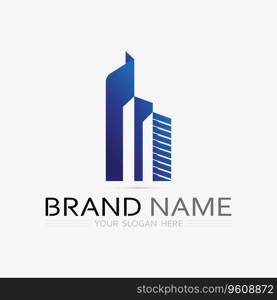 Building logo vector illustration design,Real Estate logo template, Logo symbol icon