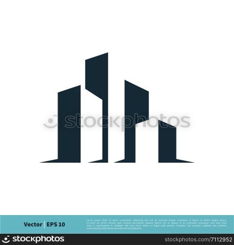 Building Skyscraper Icon Vector Logo Template Illustration Design. Vector EPS 10.