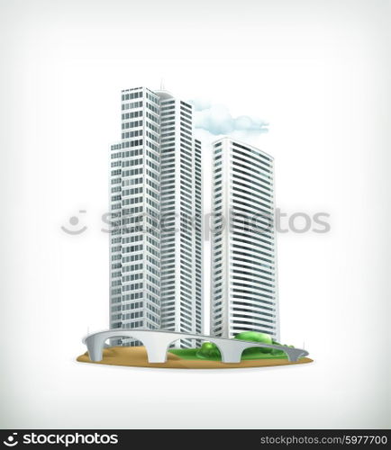 Building, vector