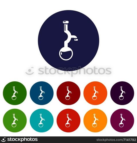 Bulb chemistry icon. Simple illustration of bulb chemistry vector icon for web. Bulb chemistry icon, simple black style