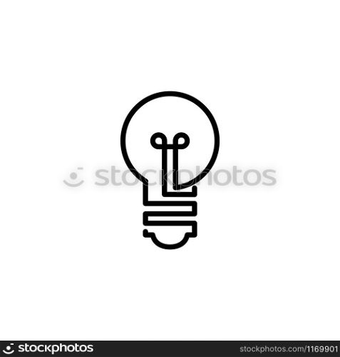 Bulb icon design template vector