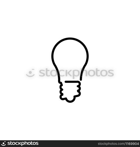 Bulb icon design template vector