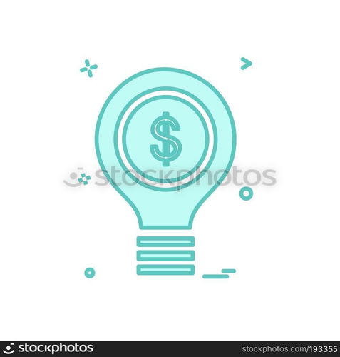 Bulb icon design vector