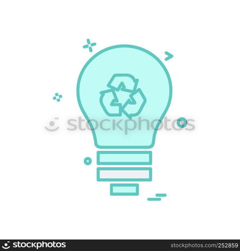 Bulb icon design vector