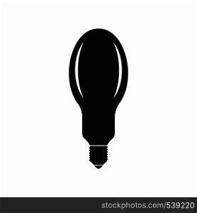 Bulb icon icon in simple style on a white background. Bulb icon in simple style