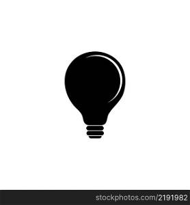 Bulb icon logo free vector