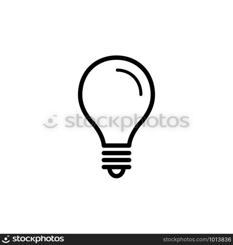 Bulb icon trendy