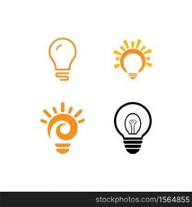 Bulb icon vector illustration template design