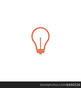 Bulb icon. vector illustration template logo design.