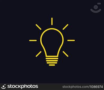 bulb idea,creative, concept illustration vector