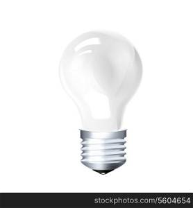 Bulb isolated on white. Vector illustration.
