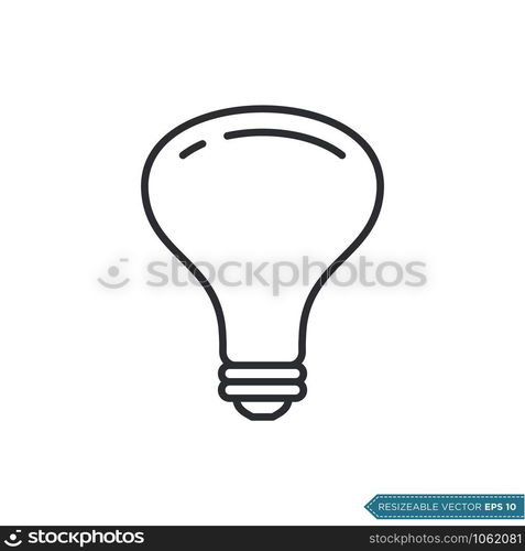 Bulb Lamp Logo Template Illustration Design. Vector EPS 10.