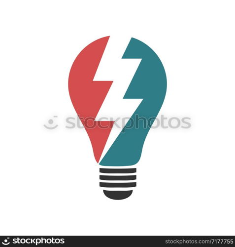 Bulb Lamp Logo Template Illustration Design. Vector EPS 10.