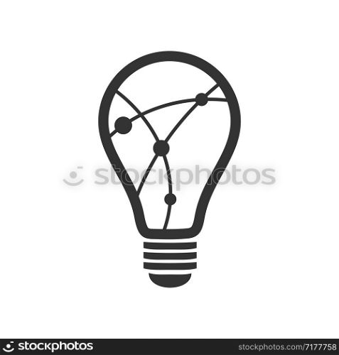 Bulb Lamp Logo Template Illustration Design. Vector EPS 10.