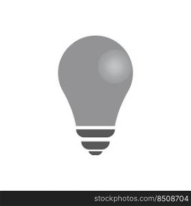 Bulb logo vector illustration template