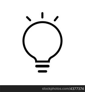 Bulb silhouette icon. Idea sign. Creative logotype. Solution concept. Simple design. Vector illustration. Stock image. EPS 10.. Bulb silhouette icon. Idea sign. Creative logotype. Solution concept. Simple design. Vector illustration. Stock image.