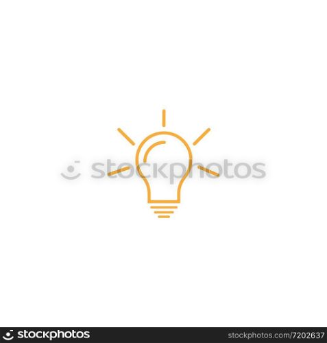 bulb technology logo vector template