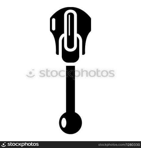 Bulb zip icon. Simple illustration of bulb zip vector icon for web. Bulb zip icon, simple style