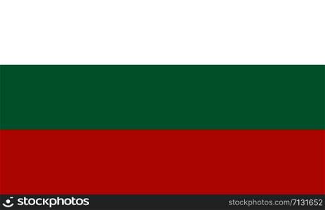 Bulgaria Flag Vector illustration eps 10.. Bulgaria Flag Vector illustration eps 10