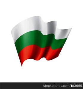 Bulgaria flag, vector illustration on a white background. Bulgaria flag, vector illustration