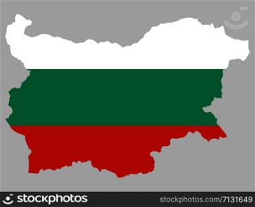 Bulgaria Map Flag Vector illustration eps 10.. Bulgaria Map Flag Vector illustration eps 10