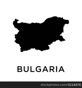 Bulgaria map icon design trendy