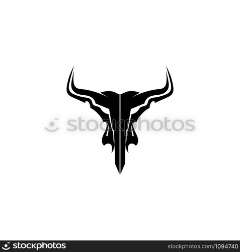 Bull horn logo and symbols template icons app