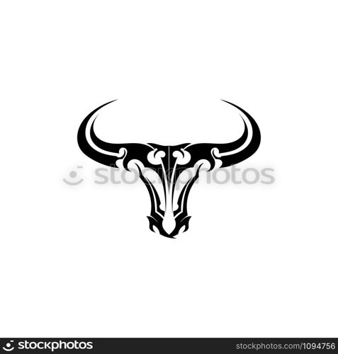 Bull horn logo and symbols template icons app