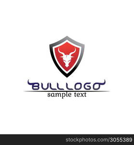 Bull horn logo and symbols template icons app