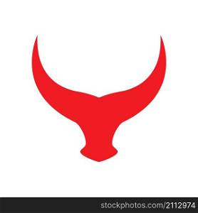 Bull horn logo images illustration