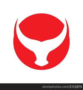 Bull horn logo images illustration